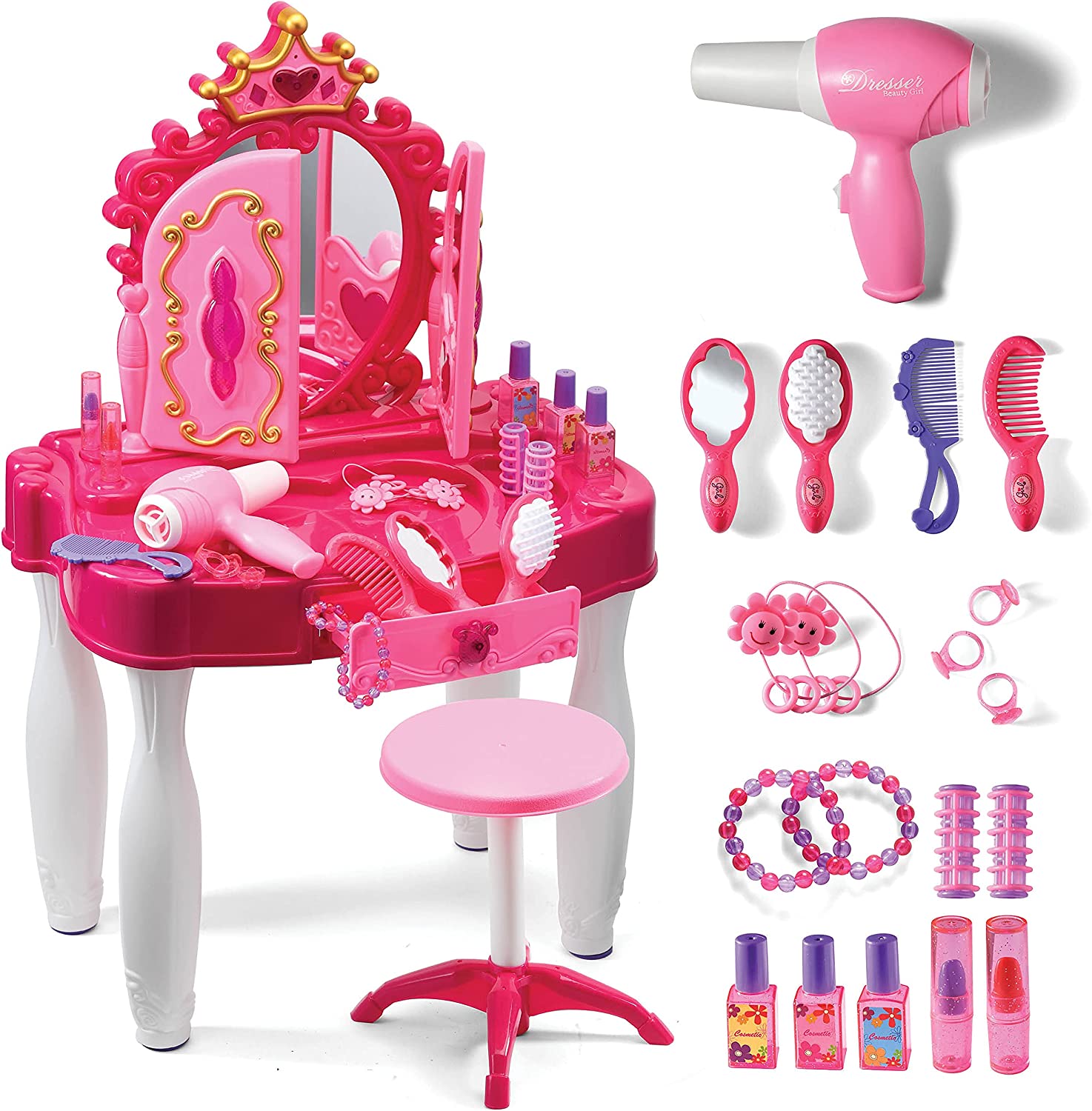 Smyths Toys Table Toy My Little Pony Vanity Table Pretend Play