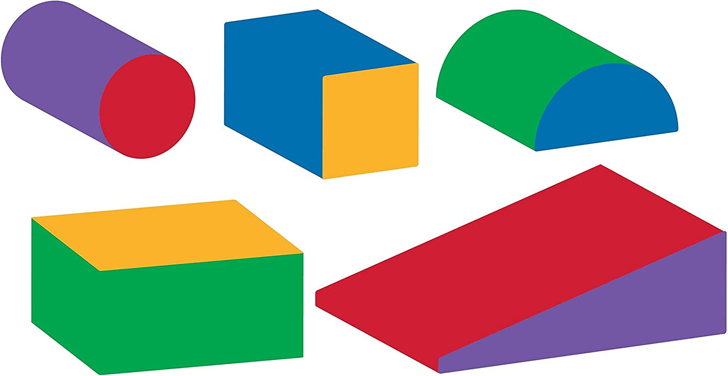 Play22 Climb & Crawl Activity Play Set - Climbing Foam Shape Toy for Toddlers 5 Piece Soft Zone Climbing Blocks, Safe Indoor Crawling Gym Equipment for Infant, Baby Waterproof & Easy to Clean