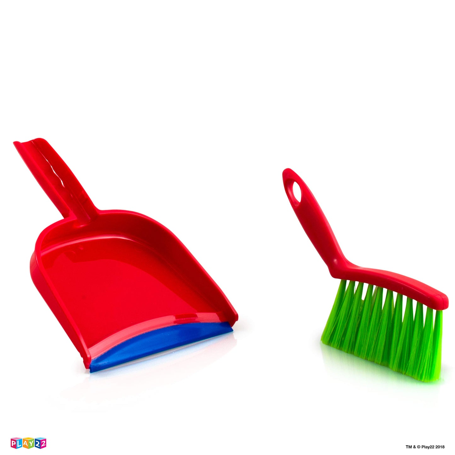 Kids Cleaning Set 4 Piece - Toy Cleaning Set Includes Broom, Mop, Brush, Dust Pan, - Toy Kitchen Toddler Cleaning Set Is A Great Toy Gift For Boys & Girls - Original - By Play22™ ©