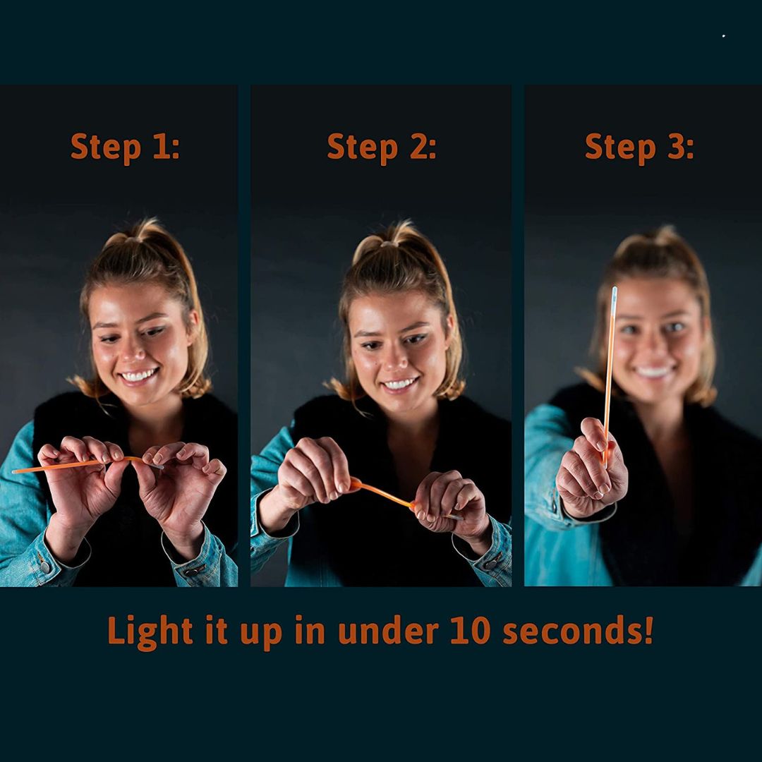 100 Pack 8" Ultra Bright Flexible Glow Sticks Bulk Party Pack in Mixed Colors for Adults and Kids - Play22usa