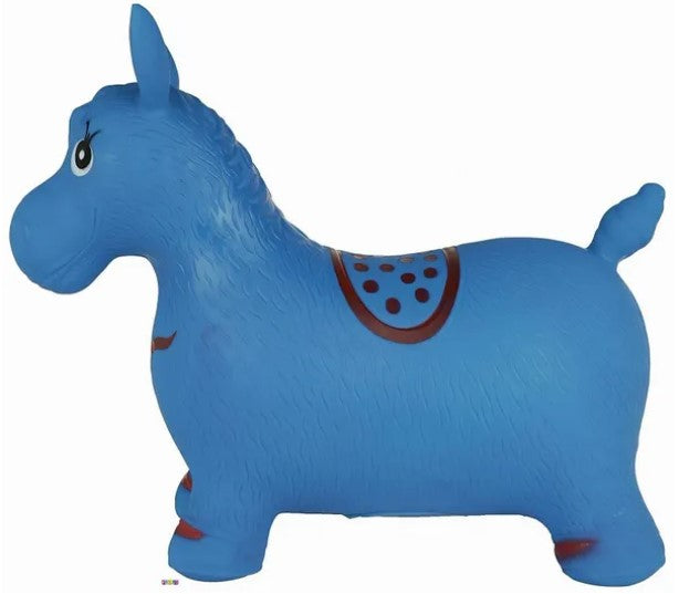 Horse Hopper BLUE - Inflatable Horse Bouncer Free Pump Included - Bouncy Horse Toys For Kids & Toddler Riding Horse Toy Great For Indoor And Outdoor Toys Play - Best Gift for Boys and Girls - Original -By Play22