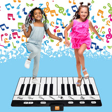 Load image into Gallery viewer, Keyboard Playmat 71&quot; - 24 Keys Piano Play Mat - Piano Mat has Record, Playback, Demo, Play, Adjustable Vol. - Best Keyboard Piano Gift for Boys &amp; Girls - Original - By Play22™
