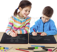 Load image into Gallery viewer, Magnetic Drawing Board - STEM Educational Magees Pad Learning Kids Drawing Board - Writing Board For Kids Erasable - Magnetic Doodle Board - Magnatab Includes A Pen - Best Gift For Boys And Girls - Original By Play22USA
