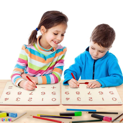 Magnetic Drawing Board - STEM Educational Learning 123 Numbers Kids Drawing Board - Writing Board for Kids Erasable - Magnetic Doodle Board - Includes A Pen - Best Gift for Boys and Girls