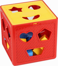 Load image into Gallery viewer, Baby Blocks Shape Sorter Toy - Childrens Blocks Includes 18 Shapes - Color Recognition Shape Toys With Colorful Sorter Cube Box - My First Baby Toys - Toys Gift For Boys &amp; Girls - Original - By Play22 ™
