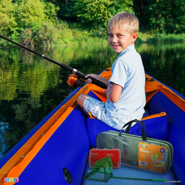 Play22 Fishing Pole For Kids - 40 Set Kids Fishing Rod Combos - Kids F –  play22usa