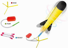 Load image into Gallery viewer, Toy Rocket Launcher - Jump Rocket Set Includes 6 Rockets - Play Rocket Soars Up to 100 Feet - Missile Launcher Best Gift For Boys and Girls - Air Rocket Great For Outdoor Play - Original - By Play22
