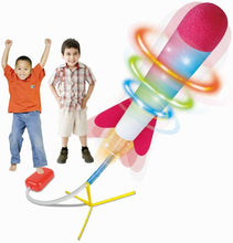Load image into Gallery viewer, Play22 Toy Rocket Launcher LED - Jump Rocket Set Includes 6 Rockets - Play Rocket Soars Up to 100 Feet + - Missile Launcher Best Gift for Boys and Girls - Air Rocket Great for Outdoor Play – Original By Play22USA

