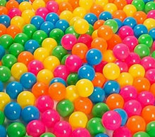 Load image into Gallery viewer, Ball Pit 100 Pack - Ball Pit Balls Crush Proof BPA Free - Colorful Fun Plastic Balls - Fun Ball Pit For Kids and Baby - Ball Pit For Any Ball Pool - Original - By Play22™
