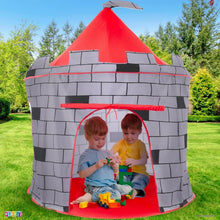 Load image into Gallery viewer, Kids Play Tent Knight Princess Castle - Portable Kids Play Tent - Kids Pop Up Tent Foldable Into A Carrying Bag - Indoor And Outdoor Use - Children Playhouse Best Gift For Boys and Girls - Original - By Play22
